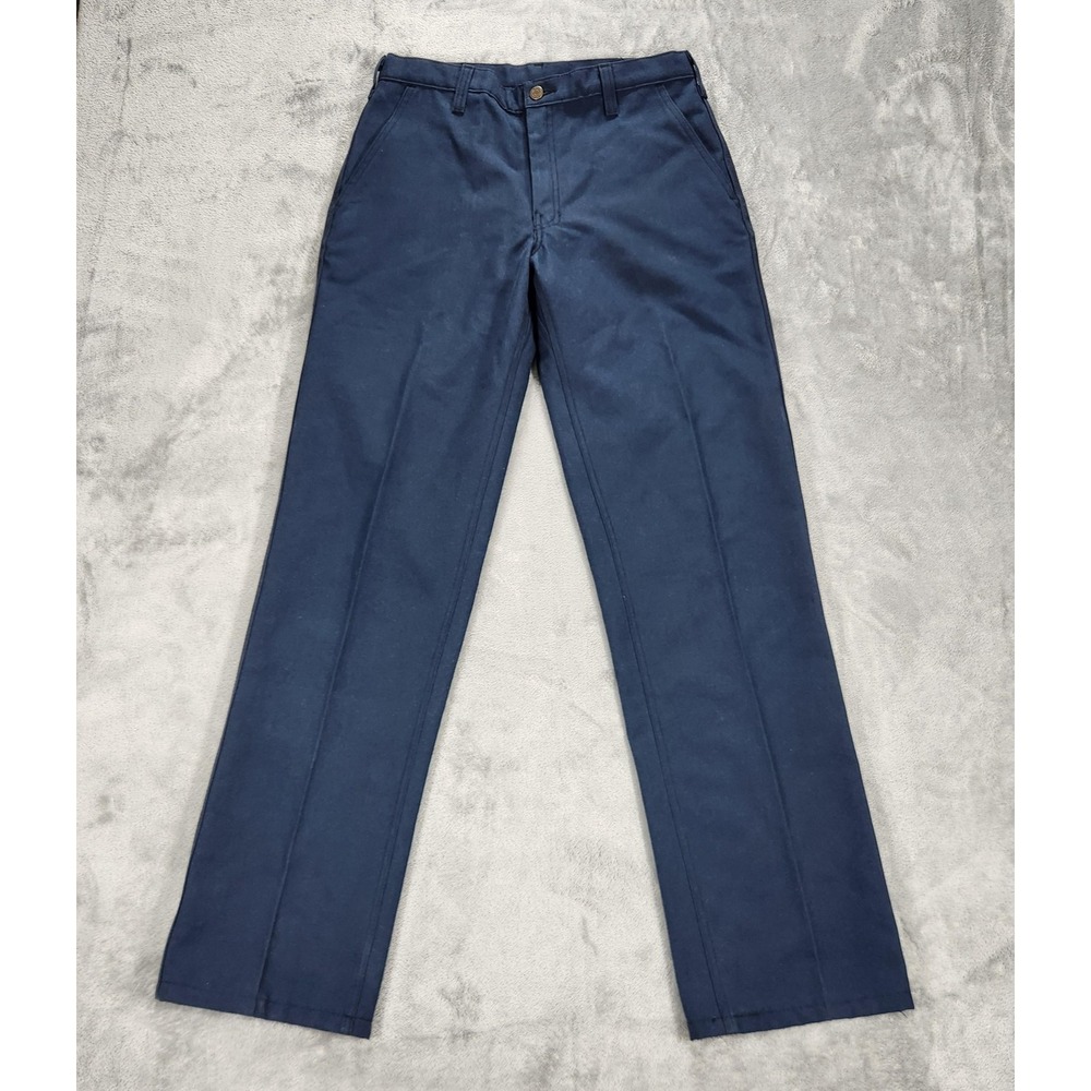 Workrite FR Pants Mens 32x32 Blue Nomex IIIA Flame Resistant Chino Workwear